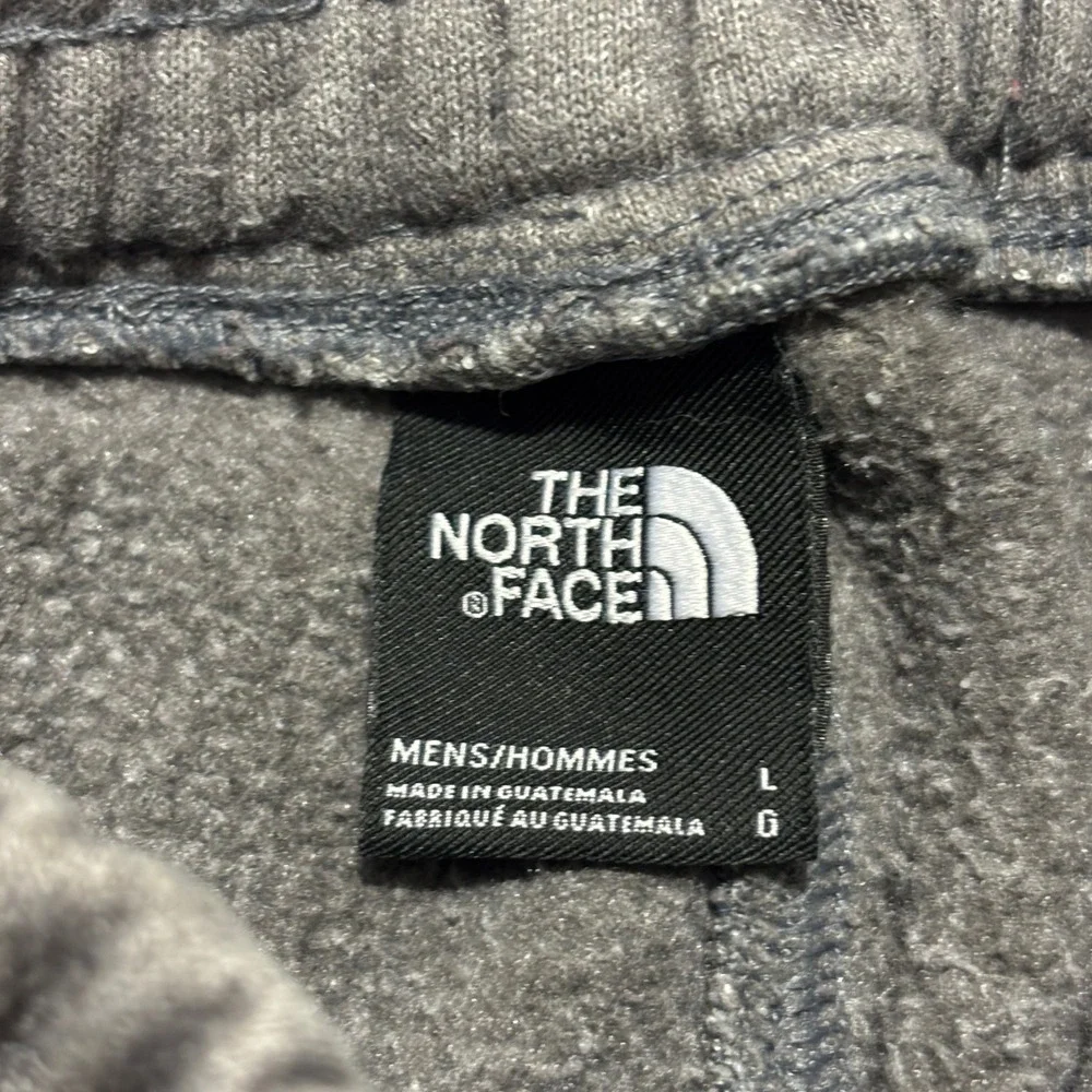 The North Face Mens Large Gray Fleece Joggers Sweatpants Drawstring F22 721556